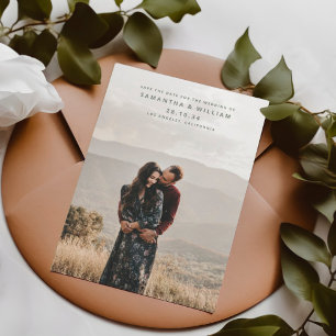 Modernes Mix- & Match-Minimalitäts-Foto Save The Date