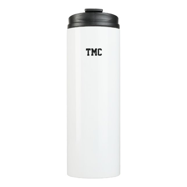 MODERNES MODERNES MODERNES MODUL INITIALES Minimal Thermosbecher (Vorderseite)