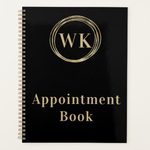 Modernes Mongram Business Appointing Book Planer