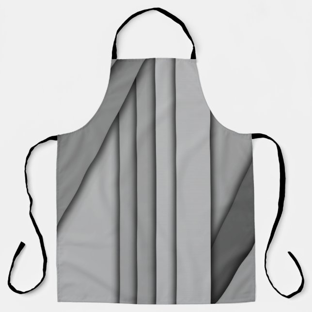 Modernes Monochrom Schürze (Vorderseite)