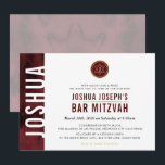MODERNES MONOGRAM BAR MITZVAH Bar-Marorot Einladung<br><div class="desc">per kat massard >>> kat@simplysweetPAPERIE.com <<< Ein trendy Einladungs-Design für das BAR MITZVAH Setup Ihres Kindes als Vorlage ist es einfach für Sie, Ihre eigenen Daten hinzuzufügen, oder drücken Sie die Schaltfläche Anpassen und Sie können Text, Schriftart, Größen etc. TIP: 1 hinzufügen oder ändern. Um Grafiken zu ändern/verschieben/die Hintergrundfarbe zu...</div>