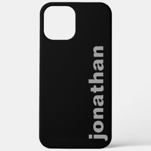 Modernes Monogram Black Case-Mate iPhone Case