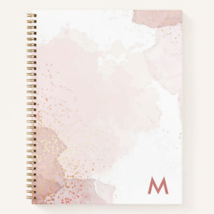 Modernes Monogram-Notebook Notizbuch