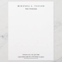 Modernes Monogram Personal Business Beruflich Le