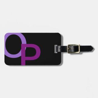 Modernes Monogramm 22b Gepäckanhänger