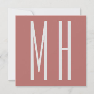 Modernes Monogramm Beruflich Schlicht Minimalistis