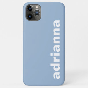 Modernes Monogramm Blau Case-Mate iPhone Hülle