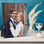 Modernes Monogramm Fotoplatte<br><div class="desc">Stilvolle und schicke Foto-Sake, die für ein besonderes Geschenk personalisiert werden können.</div>