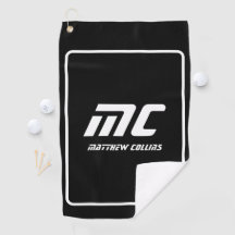 Modernes Monogramm für Coole Sportarten in Schwarz