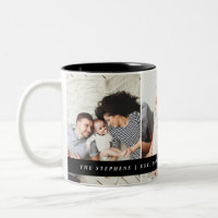 Modernes Monogramm für Fotos der Familie und etabl