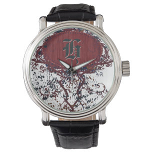 Modernes Monogramm H Armbanduhr