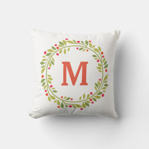 Modernes Monogramm Kissen