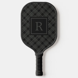 Modernes Monogramm Pickleball Schläger
