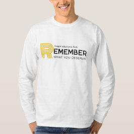 Modernes motivierend-orangefarbenes T-Shirt