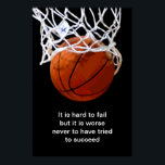 Modernes Motivierend Zitat-Basketball-Poster Poster<br><div class="desc">Ich Liebe dieses Spiel. Beliebte Sportarten - Basketball Game Ball Image.</div>