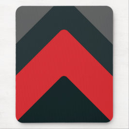Modernes mousepad, Schwarzes, Rot, Grau, abstrakt Mousepad