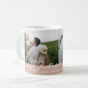 Modernes Multi-Foto-Mama, das niedliche Herzgesche Kaffeetasse