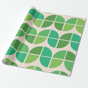 Modernes Muster aus dem Mittelalter mit geometrisc Geschenkpapier