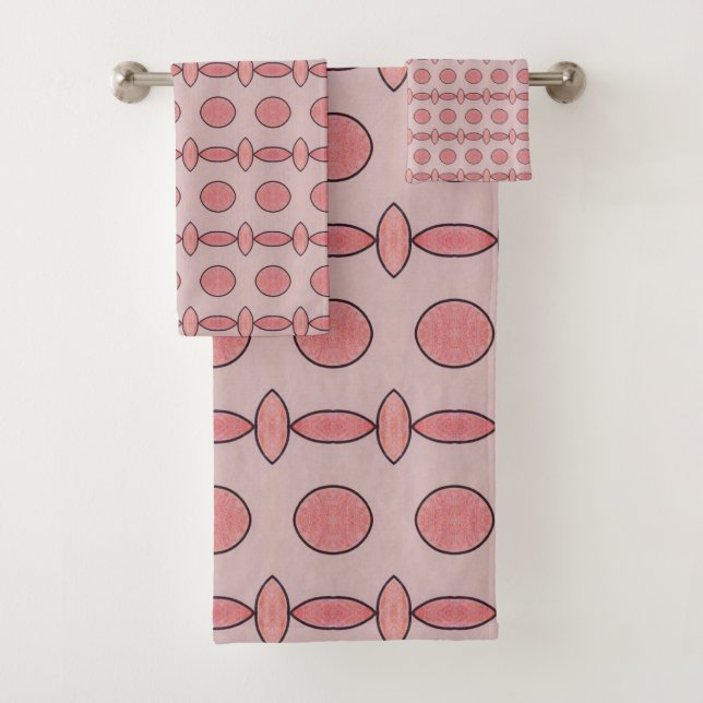 Modernes Muster Badhandtuch Set (Insitu)