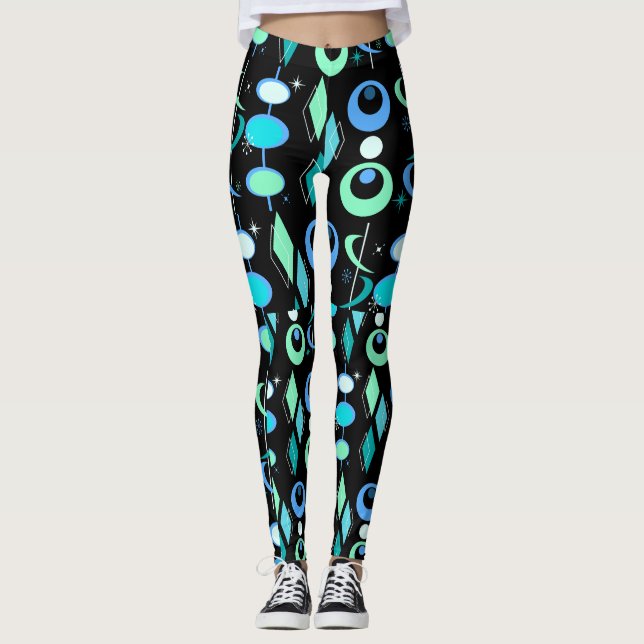 Modernes Muster des Mittelalters Leggings (Vorderseite)