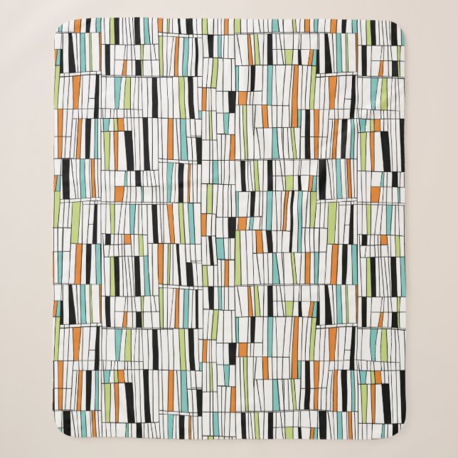 Modernes Muster des Mittelalters Sherpadecke (Vorderseite)