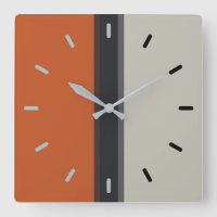 Modernes Muster des silbergrauen Navy Orange Red S