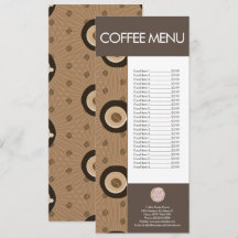 Modernes Muster für den Coffee Shop