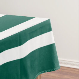 Modernes Muster für grüne Streifen Tischdecke