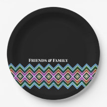 Modernes Muster mit Schwarz