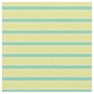 Modernes Muster Mitte des Jahrhunderts gelb blau Stoff