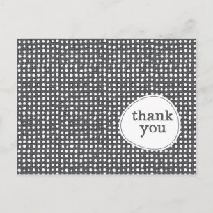 Modernes Muster Vielen Dank Postcard Postkarte