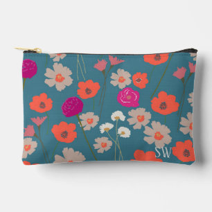 Modernes Mustergeschenk für ihre+Custom Initials Zubehörtasche