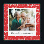 Modernes, mutiges Foto für grafische Typografie Feiertagskarte<br><div class="desc">Moderne fette grafische Typografie Weihnachten Multi-Foto-Urlaubskarte. Ein lustiges Schwarzweiß-Design. Teil einer Sammlung.</div>