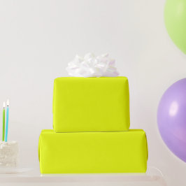 Modernes Neongrün hell schlicht cool Geschenkpapier