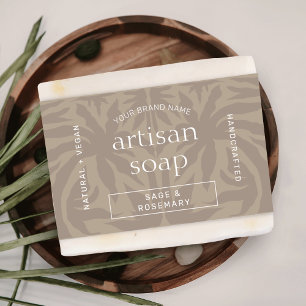 Modernes, neutrales Beige-Seife-Bar rund um das La