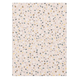Modernes, neutrales Terrazzo-Muster Tischdecke