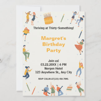 Modernes niedliche Geburtstag Party