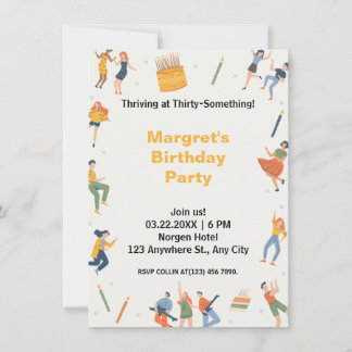 Modernes niedliche Geburtstag Party