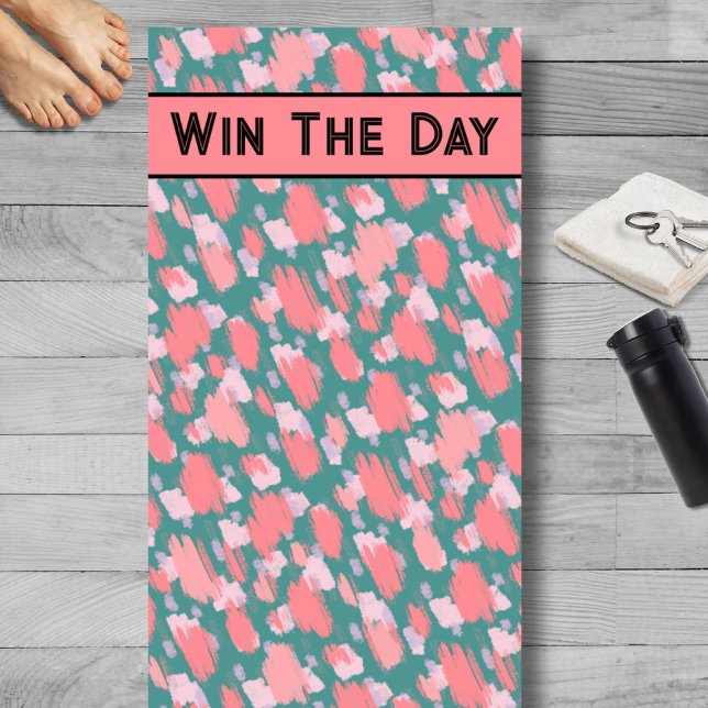 Modernes Niedliches Abstraktes Muster Yogamatte (Motivational Colorful Modern Pattern Yoga Mat)