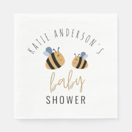 Modernes Niedliches Baby-Duschbad Party Serviette