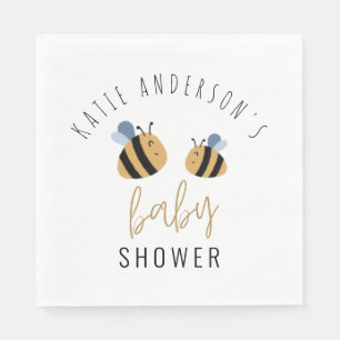 Modernes Niedliches Baby-Duschbad Party Serviette