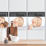 Modernes Niedliches Baby-Foto | Schönheitsangebot Fliese<br><div class="desc">Erleben Sie das Wesen der Unschuld und Schönheit mit unserer modernen und bezaubernden Baby-Foto-Kollektion auf Zazzle! Die wertvollen Momente mit diesen bezaubernden Bildern, die die Reinheit und Freude der Kindheit feiern. Jedes Element ist sorgfältig darauf ausgelegt, die Schönheit der Unschuld zu zeigen, und erinnert uns an die einfache, aber tief...</div>