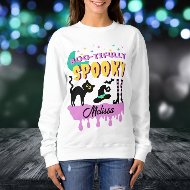 Modernes, Niedliches, booky Halloween Sweatshirt (Von Creator hochgeladen)