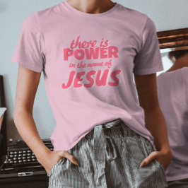 Modernes Niedliches Drehbuch Jesus Faith T-Shirt