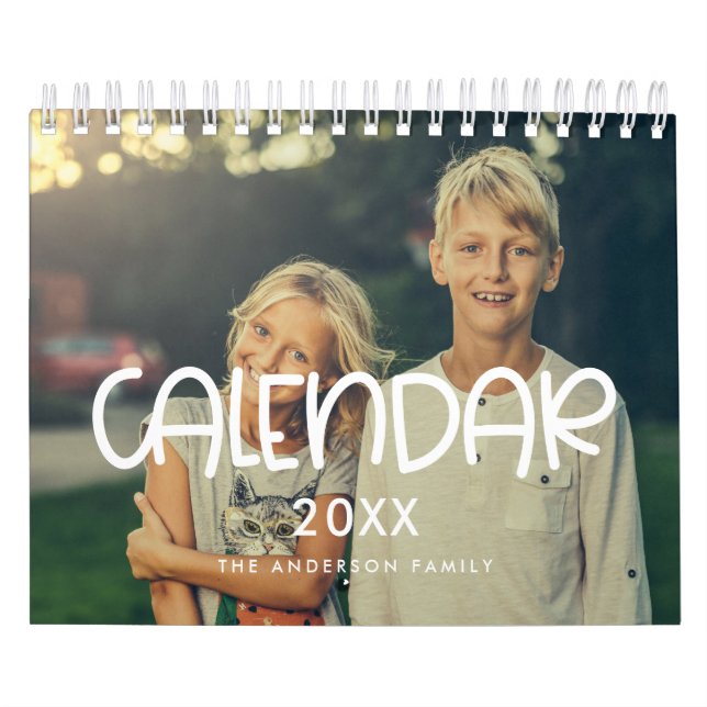 Modernes niedliches Foto 2026 Kalender (Titelbild)