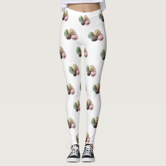 Modernes Niedliches Macaroon Leggings (Vorderseite)