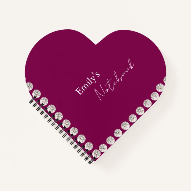 Modernes, niedliches, schlichtes Design Notizbuch (Vorderseite)