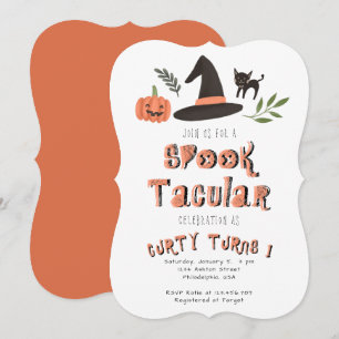 Modernes Niedliches Spooktacular Halloween