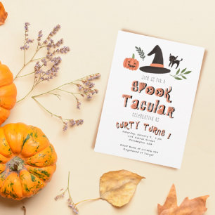 Modernes Niedliches Spooktacular Halloween Einladung