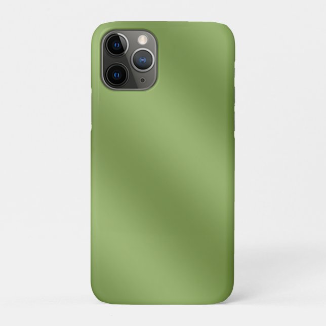 Modernes niedliches Tiefengrün-Wellenmuster Case-Mate iPhone Hülle (Rückseite)